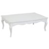 Homescapes New Orleans Solid Mango Wood Coffee Table with Cabriole Legs, French Shabby Chic Style, Distressed White Finish Homescapes New Orleans Solid Mango Wood Coffee Table with Cabriole Legs, French Shabby Chic Style, Distressed White Finish Homescapes Vintage Coffee Table with Cabriole Legs New Orlans French Shabby Chic Style Solid Mango Wood with Distressed White Finish 0 100x100