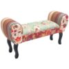ROSES - Shabby Chic Chaise Pouffe Stool / Wood Legs - Multi-coloured ROSES – Shabby Chic Chaise Pouffe Stool / Wood Legs – Multi-coloured ROSES Shabby Chic Chaise Pouffe Stool Wood Legs Multi coloured 0 100x100