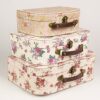 Set of 3 Vintage Rose Suitcases Storage Boxes Set of 3 Vintage Rose Suitcases Storage Boxes Set of 3 Vintage Rose Suitcases Storage Boxes 0 100x100