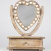 shabby chic wooden petit mirror heart dressing table with drawer Shabby Chic Wooden Petit Mirror Heart Dressing Table With Drawer Shabby Chic Wooden Petit Mirror Heart Dressing Table With Drawer 0 100x100