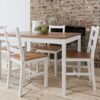 dining table & 4 chairs annika in white and natural pine noa & nani Dining Table &amp; 4 Chairs Annika in White and Natural Pine Noa &amp; Nani Dining Table 4 Chairs Annika in White and Natural Pine 0 100x100