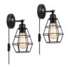 wall sconce 2 pack, pendant light industrial wall lamp with plug-in cord and on off toggle switch, vintage style e26 base metal wall light fixture industrial rustic ceiling lamps Wall Sconce 2 Pack, Pendant Light Industrial Wall Lamp with Plug-in Cord and On Off Toggle Switch, Vintage Style E26 Base Metal Wall Light Fixture Industrial Rustic Ceiling Lamps Wall Sconce 2 Pack Pendant Light Industrial Wall Lamp with Plug in Cord and On Off Toggle Switch Vintage Style E26 Base Metal Wall Light Fixture Industrial Rustic Ceiling Lamps 0 100x100